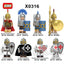 X0316 Medieval minifigures (Teutonic Knights Hospital Knights Knights Templar)