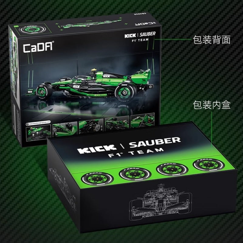 2553 pcs CaDA C64010 KICK SAUBER F1 Team C44 1:8 – Joy Bricks