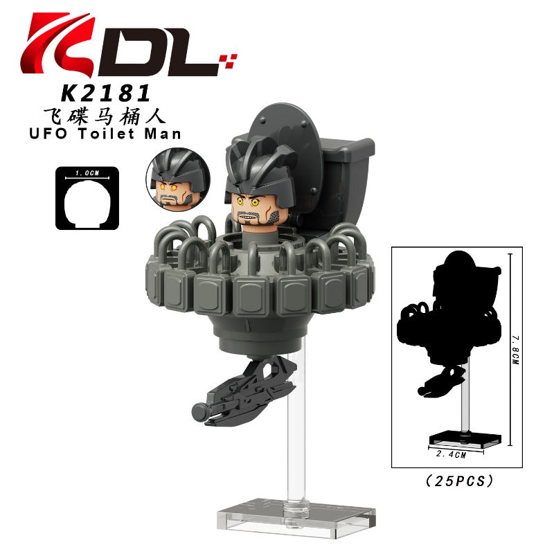 KDL825 Skibidi Toilet series Minifigures – Joy Bricks