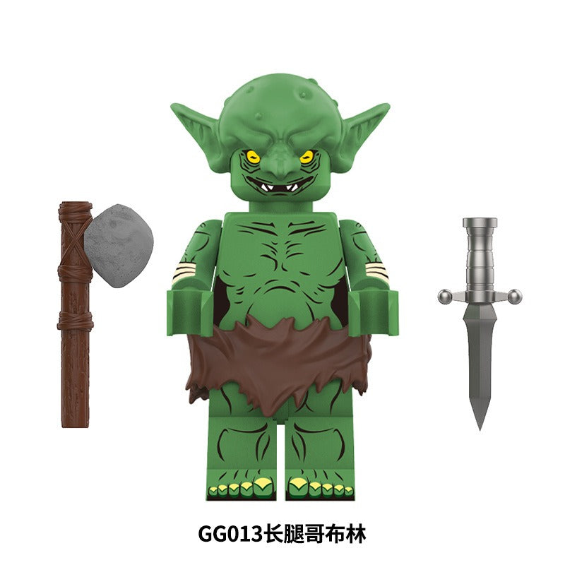 GG013-GG014 Goblin with long legs and short legs Minifigures – Joy