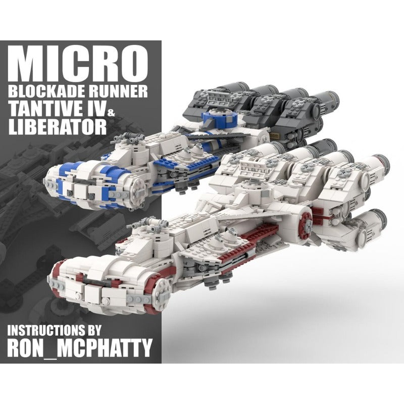 1903pcs MOC-73874 Micro Blockade Runners Tantive IV & Liberator