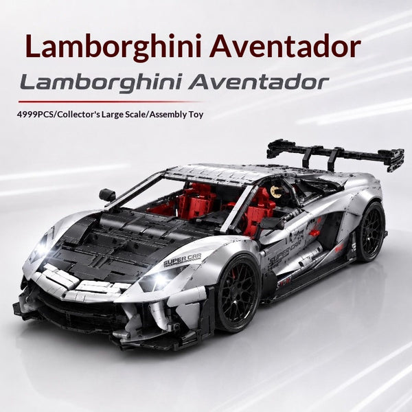 4999PCS XJD JD042 AV V12 Supercar 1:8 – Joy Bricks
