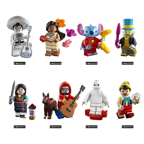 KM66057-KM66064 Cartoon Series Stitch, Big White, Pinocchio