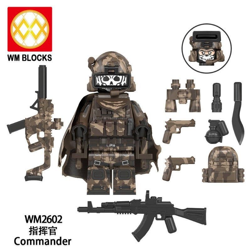 WM6168 Military Series Engineer Sniper Minifigures
