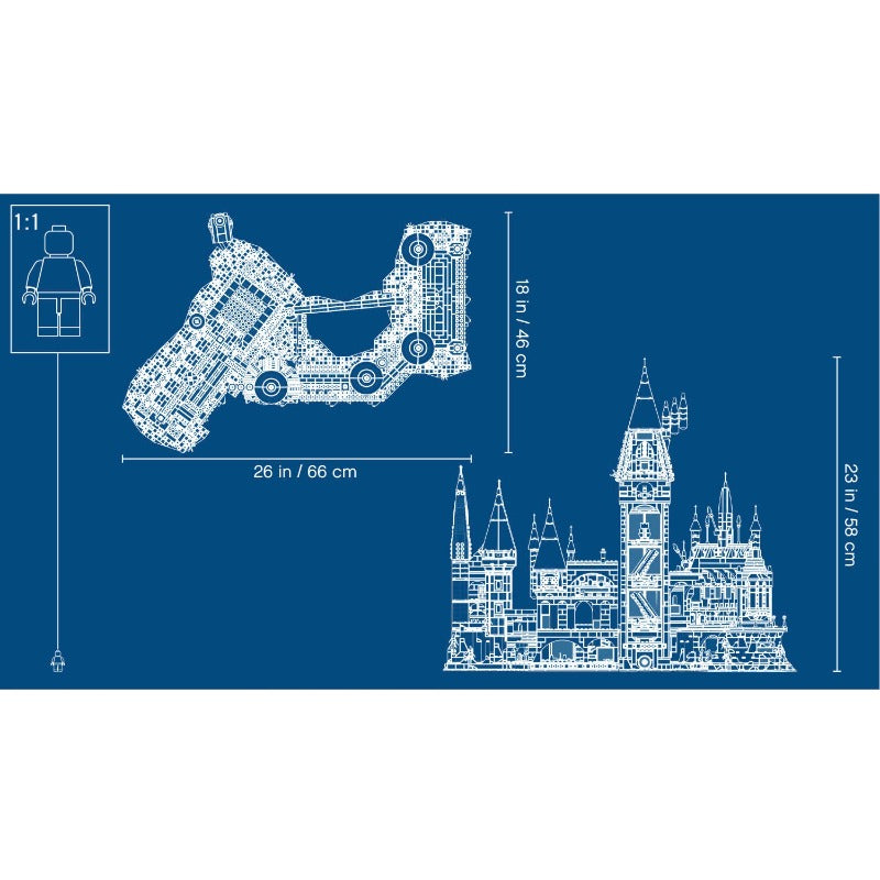 (Ship from European warehouse) 6020pcs Harry Potter Hogwarts Castle 98000 S7306 71043 70068