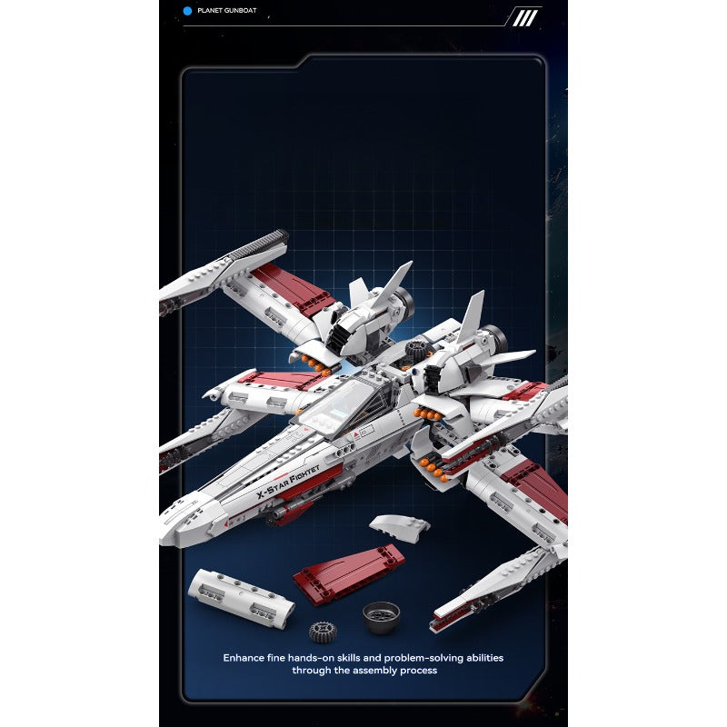 1109pcs ZAPE 98003 X-Fighter