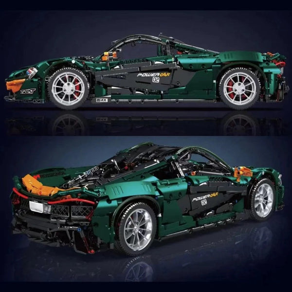 3239PCS Mouldking 13091 Mclaren P1 GTR Green – Joy Bricks