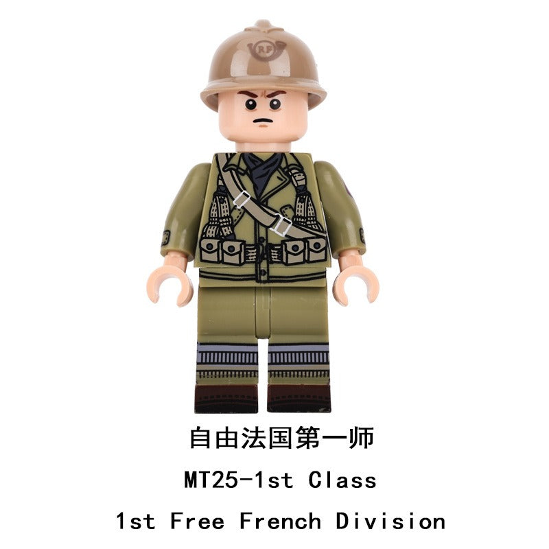 MT24-27 French soldiers in World War II Minifigures