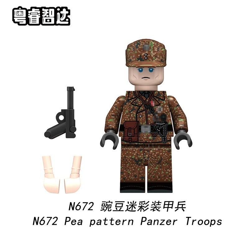 N671-N676 WW2 German Panzer Troops Minifigures – Joy Bricks