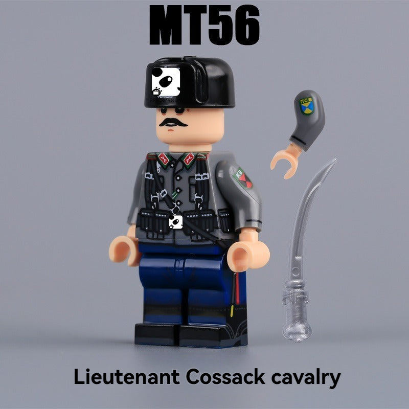 MT56-MT59 WWII Foreign Legion British and French soldiers Minifigures