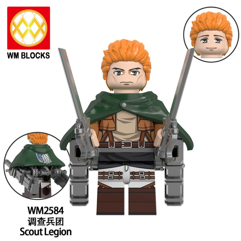 WM6166 Attack on Titan Series Corps Minifigures – Joy Bricks