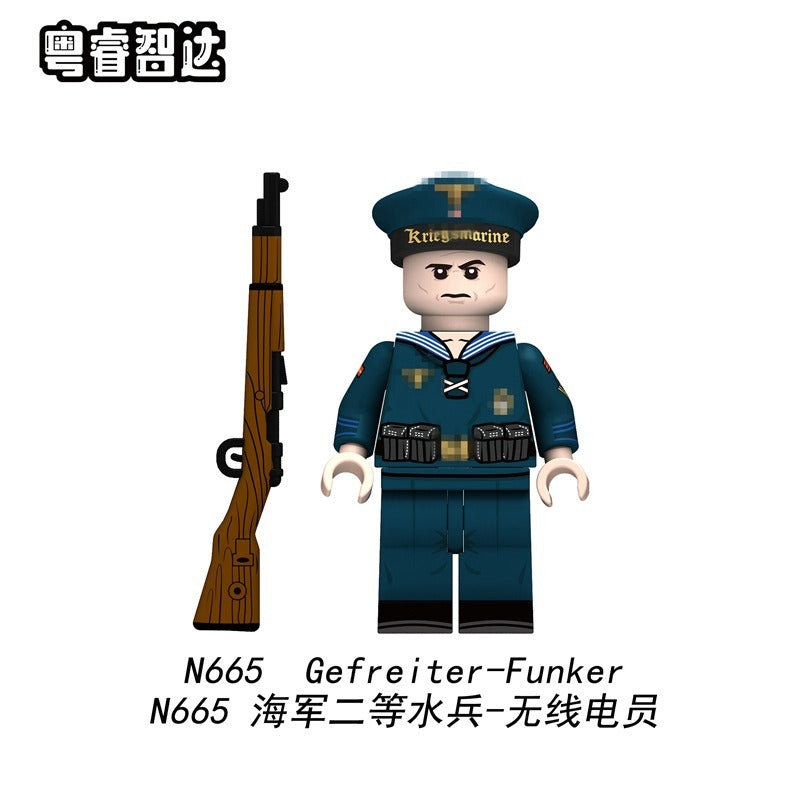 N661-666 Military Series Navy Minifigures (new, updating) – Joy Bricks