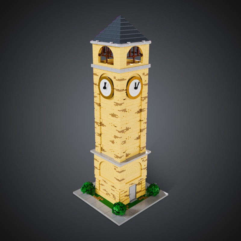 (Gobricks version) 2851pcs MOC-200147 Tilted Towers Clock Tower