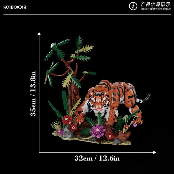 1650pcs KQIBOXXR KQ203 Majestic Jungle Tiger – Joy Bricks