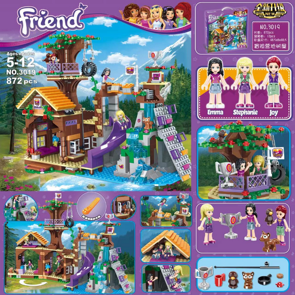 872PCS Adventure Camp Tree House 41122 – Joy Bricks