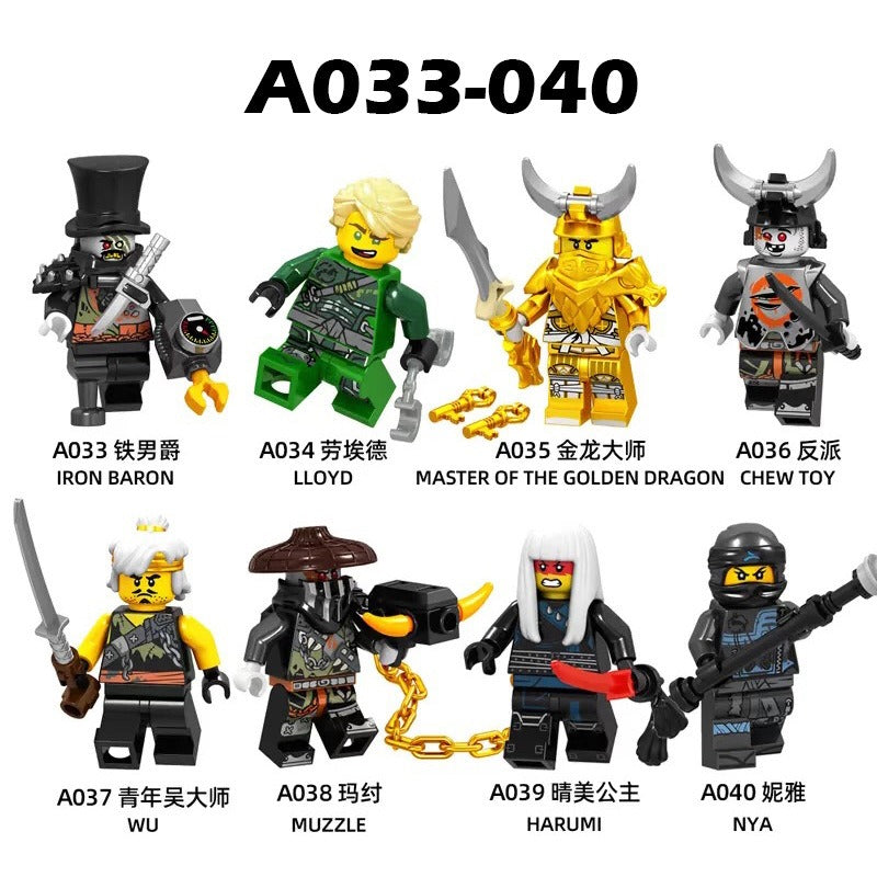 A033-040 Ninja Series Minifigures – Joy Bricks