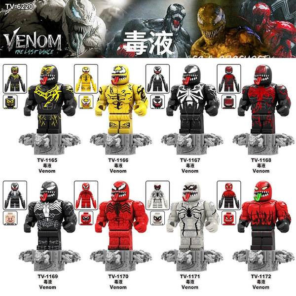 TV6219 TV6220 Super heroes venom Series Minifigures – Joy Bricks