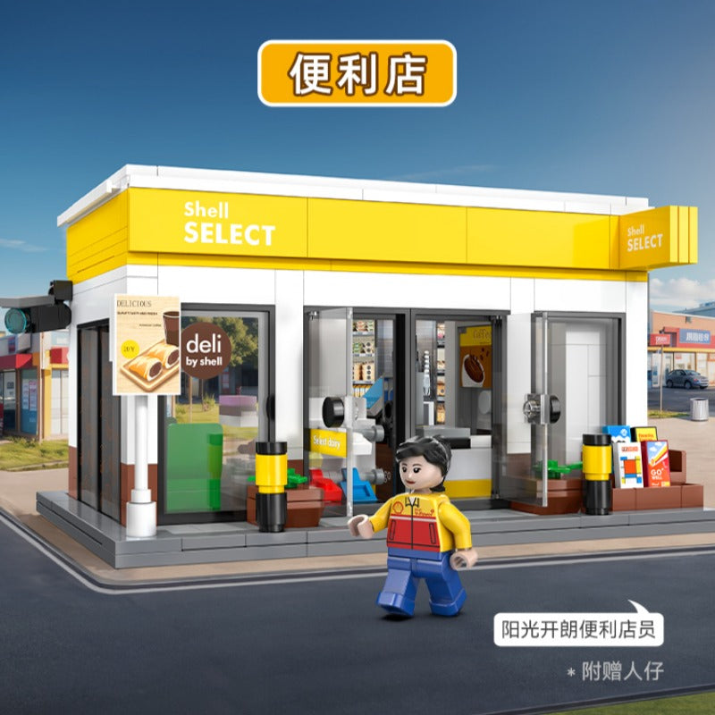 CaDA C66027-66030 Shell Retail Station & Shell select & Shell Car