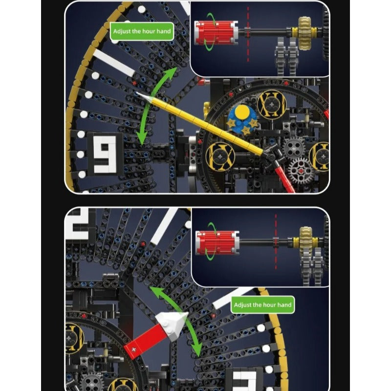 3675 pcs MouldKing 10160 Mechanic Grand Clock