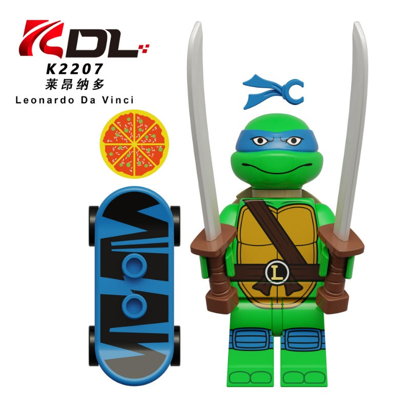 人外୨୧ *。 KD831 Teenage Mutant Ninja Turtles series Minifigures – Joy Bricks