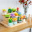 1195pcs Succulent Plant Building Blocks Set, 12 Different Kinds Of Small Bonsai