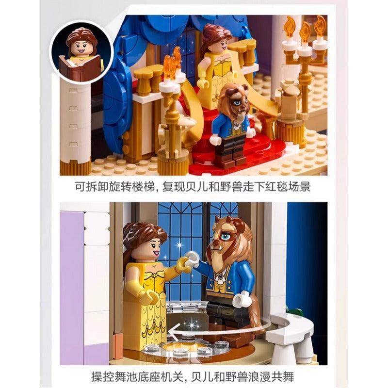 2916 pcs Beauty and the Beast Castle