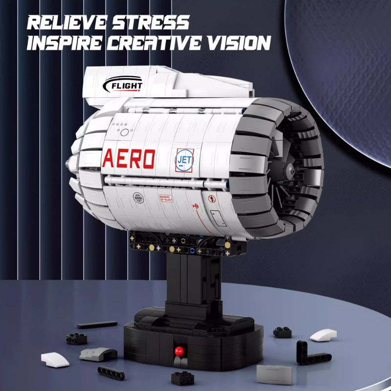 1786pcs Reobrix 33019 Aviation turbofan engine