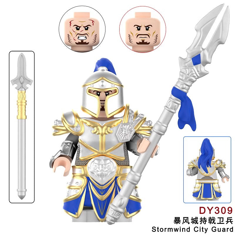 DY306-312 World of Warcraft Stormwind Alliance Soldier Medieval