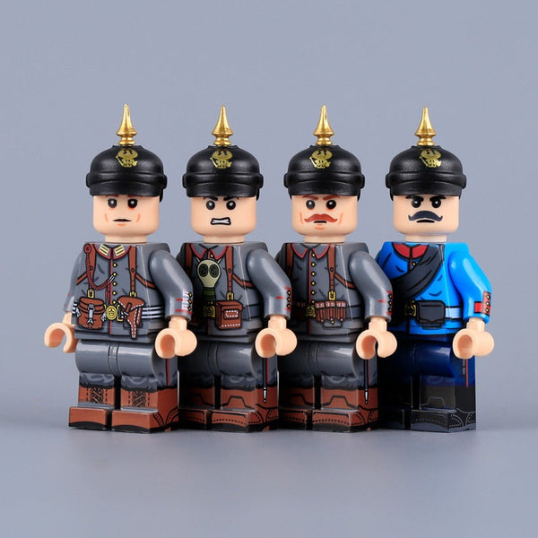 MT78-MT81 World War I German Prussian soldier Minifigures – Joy Bricks