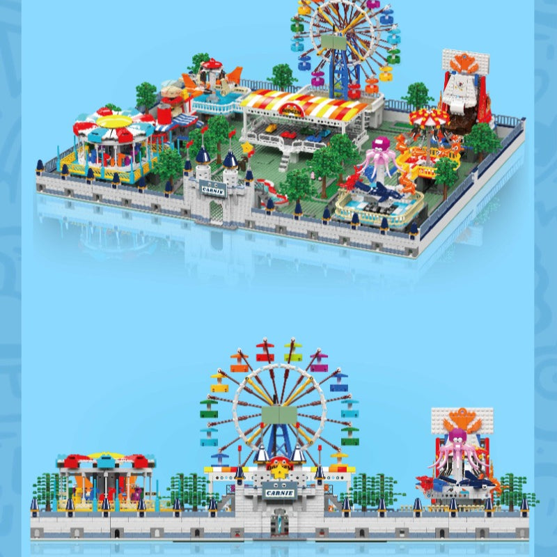 5220PCS Mouldking 11022 Mouldking Amusement park (electric remote control)