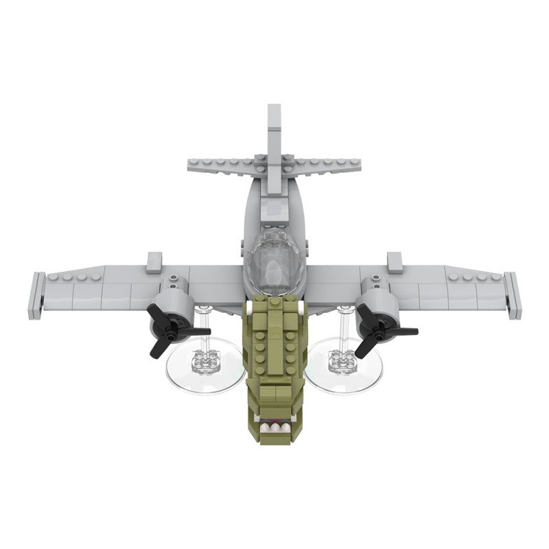 (Gobricks version)216pcs MOC AI Brain Decaying Animals-Crocodile