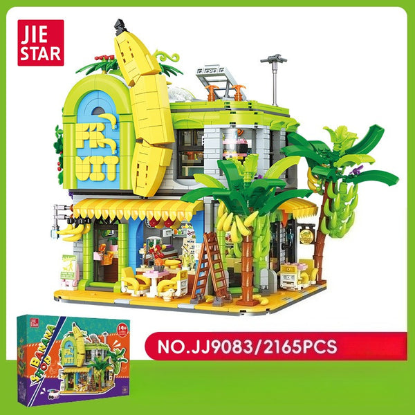 2165pcs JIESTAR JJ9083 BANANA SHOP – Joy Bricks
