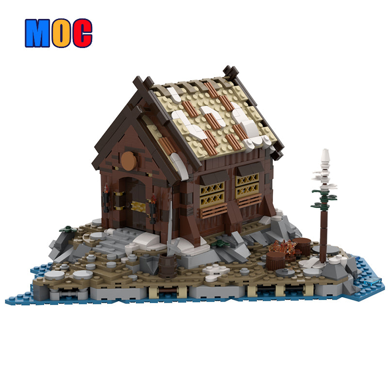 1067PCS MOC-190353;Viking Village