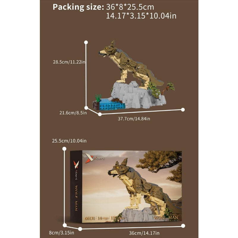 1192pcs Xbert ZY66131 Wolf