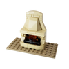 (Gobricks version) 61 pcs MOC-136396 Classic Fireplace