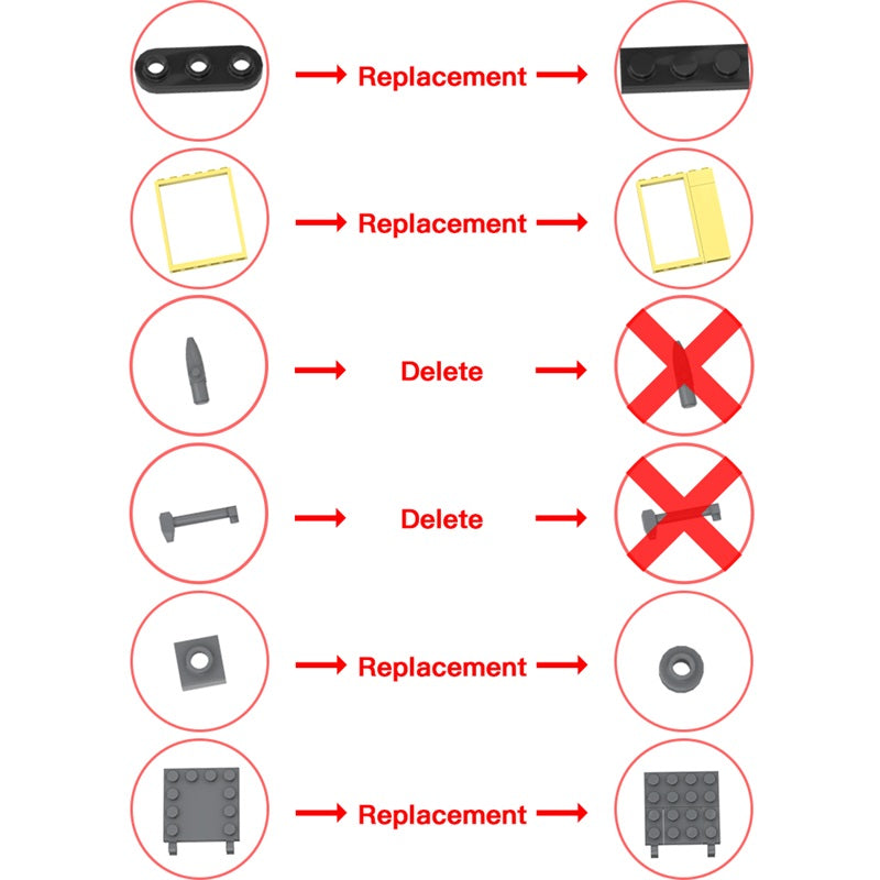 (Gobricks version) 1996PCS MOC-180677 Red Rocket Modular Gas Station from Fallout