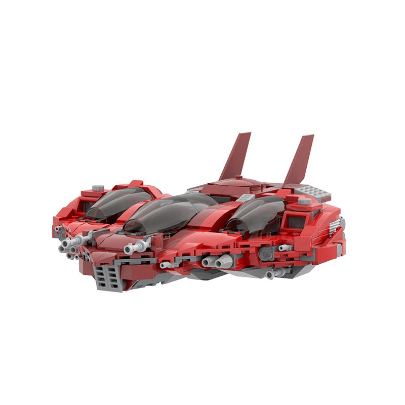 (Gobricks version) 575PCS MOC-146932 Pata'Herz-class exploration craft