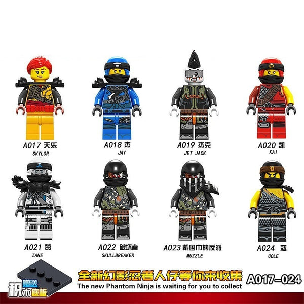 A017-024 Ninja Series Minifigures – Joy Bricks