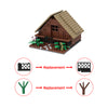 (Gobricks version) MOC-146915 Wooden House (without interior)