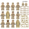 M8019 M8019-1 M8085 M8084 Special Police of Counter-Terrorism Force Minifigures