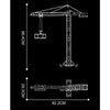 1797PCS 17004 MOULDKING  Tower Crane