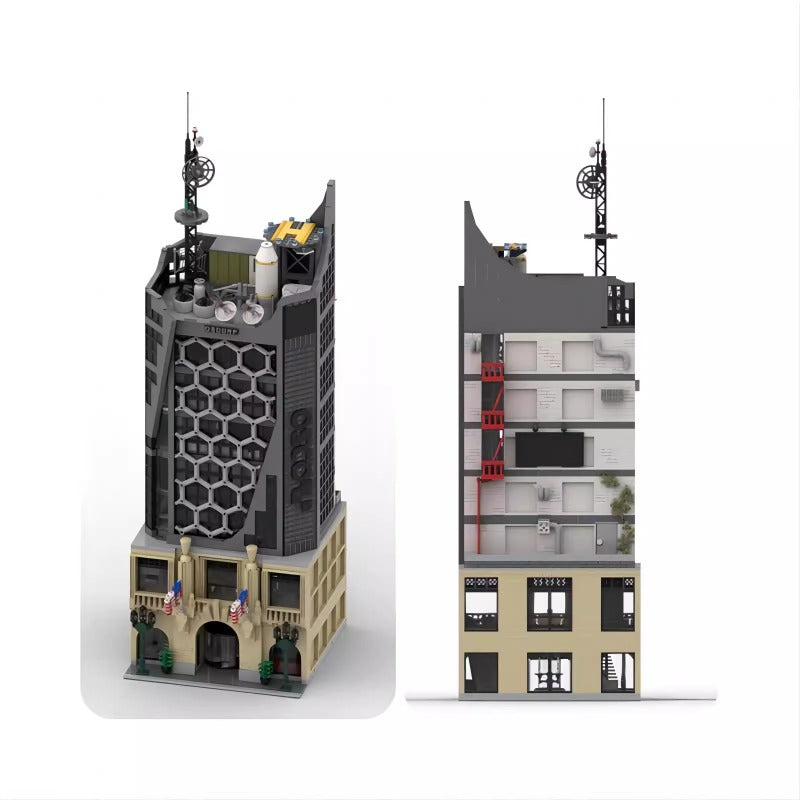 5595PCS MOC-146947 Amazing Spider-Man Oscorp Tower