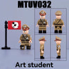 MTUV027-057 World War II military German soldier Minifigures