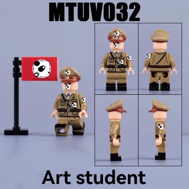 MTUV027-057 World War II military German soldier Minifigures