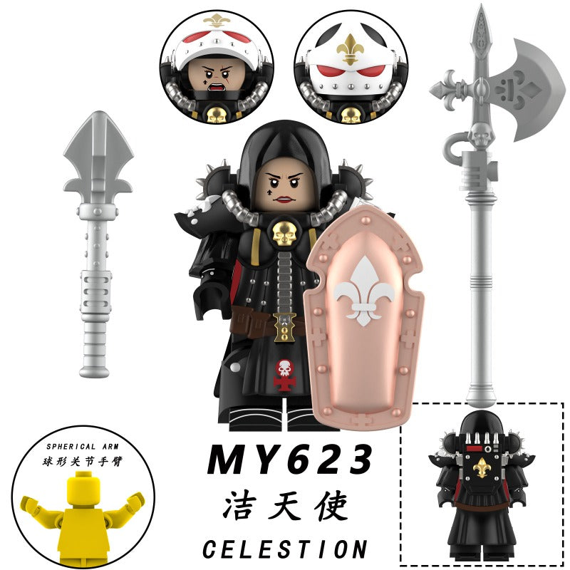 MY621-625 Warhammer 40K: Battle Nun Seraph Minifigures – Joy Bricks