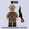 MT40-43 WWII American, French and German soldiers Air Force Minifigures