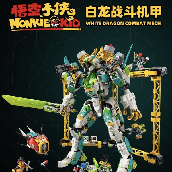 990PCS 18053 White Dragon War Mecha – Joy Bricks