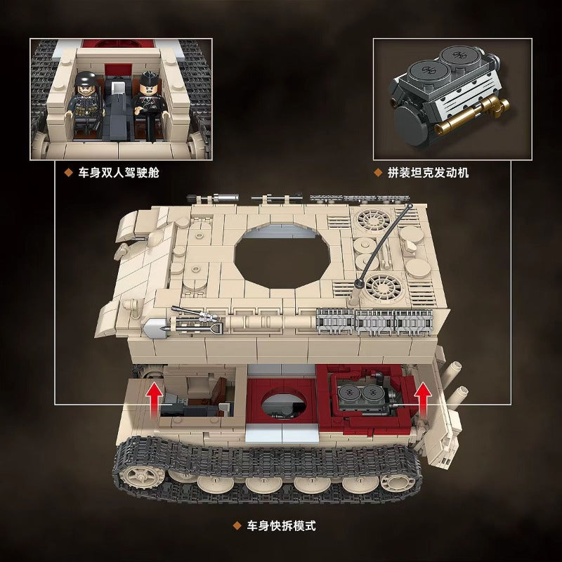 1389 pcs QUANGUAN 100303 Flakpanzer V 'Corlian'
