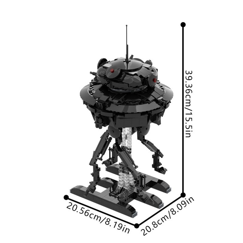 (Gobricks version) 835pcs MOC Imperial Probe Droid - UCS Scale