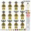 M8206 M8207 2 Viking Minifigures